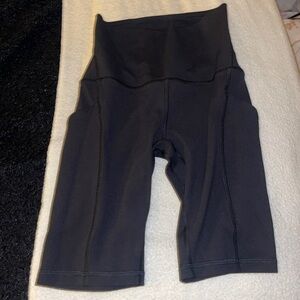 Black align bike short